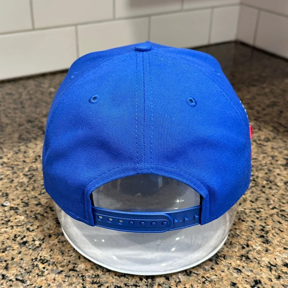 Philadelphia 76ers New Era 9FIFTY A-Frame Snapback‎ Hat Mens OSFA Blue New